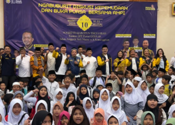 AMPI Gelar Diskusi Kepemudaan dan Santuni Ratusan Anak Yatim