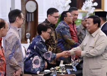 Prabowo Bahas Board Of Peace Hingga BRICS Dengan Eks Menlu Dan Wamenlu Di Istana