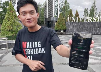 Ketua BEM UGM Tiyo Ardianto Temukan Alat Pelacak Tersembunyi di Mobilnya