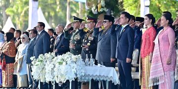 Sederet Tokoh Bangsa dan Pejabat Negara Hadiri Upacara Hari Bhayangkara ke-80 di Cikeas