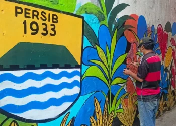 Kampung Mural di Padalarang, Warga Patungan Percantik Lingkungan Sambut HUT RI ke-81
