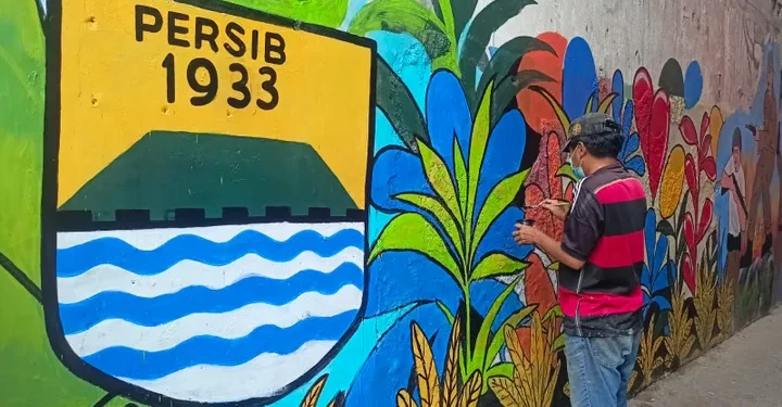 Kampung Mural di Padalarang, Warga Patungan Percantik Lingkungan Sambut HUT RI ke-81