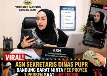 Live TikTok Saat Jam Kerja, ASN PPPK KBB Diduga Singgung Fee Proyek 1 Persen
