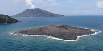 Daratan Baru 30,3 Hektare Muncul di Dekat Anak Krakatau, Disebut ‘Cucu Krakatau’