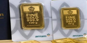 Harga Emas Antam Naik Rp25.000, Tembus Rp2,62 Juta per Gram