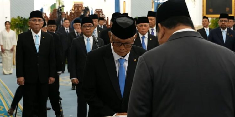 Prabowo Resmi Lantik 26 Wantimpres, Pratikno Jadi Ketua dan Hatta Rajasa Wakil